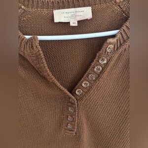 Sezane Léontine Jumper Café - Size XS